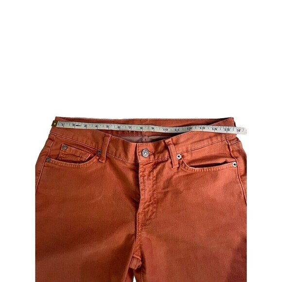 Seven for all mankind jeans orange zippered ankles & pockets Woman’s Size 29 - Picture 4 of 10